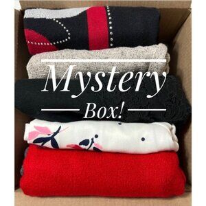 5 Piece Red Black Gray Mystery Clothing Box Size Medium